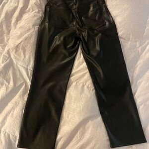 J. Crew Women’s Black Pleather Dress Pants-Size 10